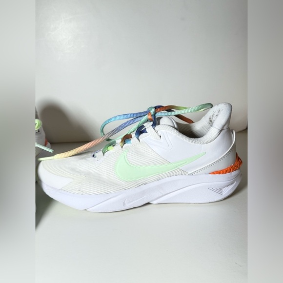 Nike Kids White and Pastel Sneakers - Picture 4 of 12